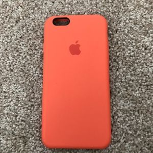 iPhone 6/ 6s Apple Silicone Apricot (orange) Case